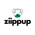 ziippup logo with sketch of dogs face