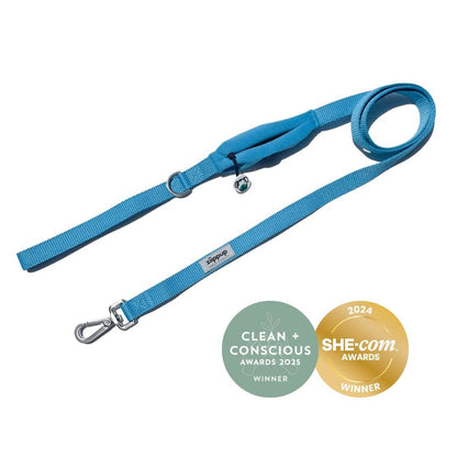 Blue Dog Lead - Built-In Pocket